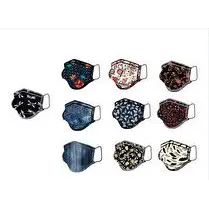 Votre rayon propose, Masque femme imprimé lavable et réutilisable, cerification DGA 10 lavages, modèles assortis selon disponibilité magasin CAT 2