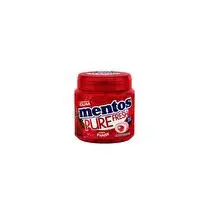 Mentos, Chewing-gums pure fresh  Fraise sans sucres  - x 50 dragés