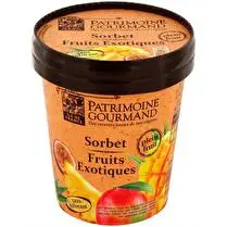 Patrimoine gourmand, Sorbet fruits exotiques Pot