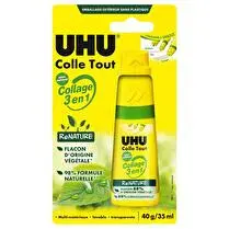 Uhu, Colle tout 3en1 sans solvant 35ml