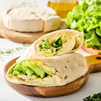 Fabriqué dans nos ateliers, Mini wrap reblochon