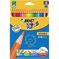 BIC Crayon de couleur évolution x18