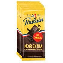 POULAIN Chocolat Noir extra - 5 x 100 g