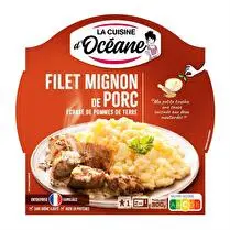 La cuisine d'Océane, Filet mignon de porc et écrasé de pommes de terre