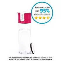 Brita, Gourde filtrante rose 1016333