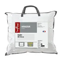 Influx, oreiller 60x60 douceur  enveloppe 100 % polyester microfibre