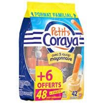 CORAYA Mini-bâtonnets Sauce mayonnaise - 42 + 6 offerts