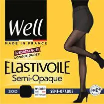 Well, Collant Elastivoile semi-opaque, Noir, T2
