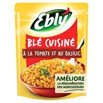EBLY Blé micro-ondable  Tomate et basilic 2 mn - 220 g