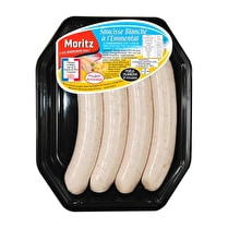 Moritz, Saucisse blanche à l'emmental 4 x 100g
