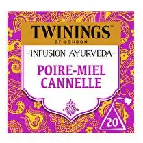 Twinings, Infusion Poire miel cannelle - x 20