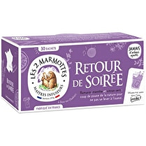 Les 2 marmottes, Les 2 Marmottes Infusion Retour de soirée 30 sachets
