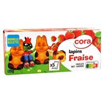 CORA Lapins fraise x5