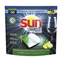 Sun, Capsule tout en un optimum citron bergamote x30