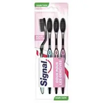 Signal, Brosses à dents soin gencives souple x4