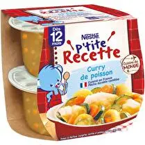 Nestlé, P'tite recette curry de poisson dès 12 mois