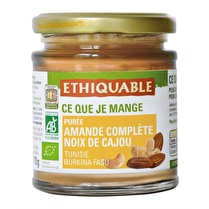 Ethiquable, Purée amande complète noix de cajou