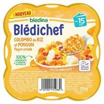 Blédina, Colombo de riz et poisson