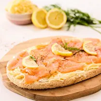 Fabriqué dans nos ateliers, Bruschetta saumon