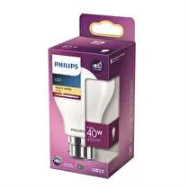 Philips, Ampoule led classic 40W A60 B22 ww 30g