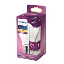 Philips, Ampoule standard led classic 75W E27 WW A60 FR non dimmable RF 60g