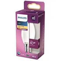 Philips, Ampoule led classic 40W flamme B35 E14 WW FR ND RF x1