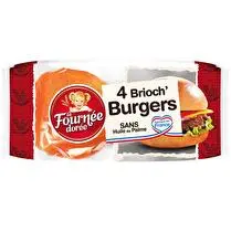 La fournée dorée, Brioch'Burger x4