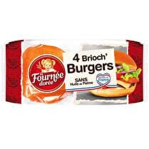 LA FOURNÉE DORÉE Brioch'Burger x4