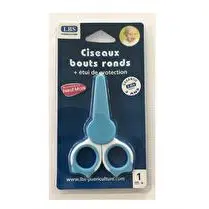 LBS, Ciseaux bouts ronds + étui