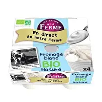 Invitation à la ferme, Fromage blanc nature BIO