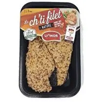 Lionor, Le cht'i filet de poulet pané à la graine de Lin - Barquette de 2