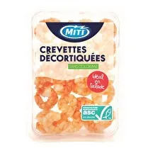 Miti, Crevettes ASC décortiquées cuites natures