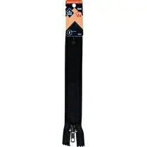 STYLE COUTURE, Fermeture à glissière Jean Noir 15Cm