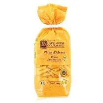 Patrimoine gourmand, Pâtes Alsace penne aux oeufs