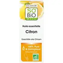 SO'BiO étic, Huile essentielle citron
