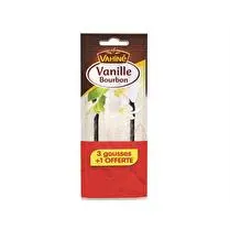 Vahiné, Vanille bourbon   3 gousses    1 offerte