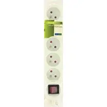 Trefilaction, Bloc 5 prises 16A avec interrupteur blanc
