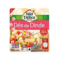 Isla délice, Dés de dinde nature halal
