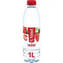 Vittel, Eau minérale Goût fraise BIO