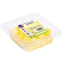 Voie verte, dés ananas solo barquette 150g