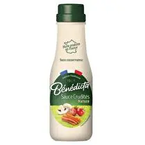 Bénédicta, Sauce crudité nature flacon verre