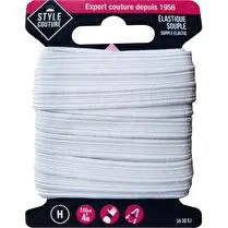 STYLE COUTURE, Elastique Souple Bloc 7,5Mmx4M