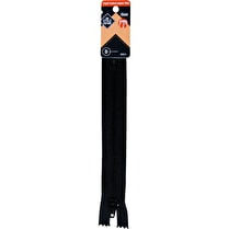 STYLE COUTURE, Fermeture à glissière Metal Noir 15Cm