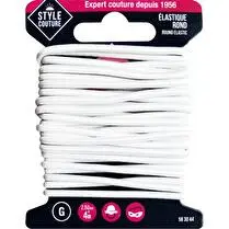 STYLE COUTURE, Elastique Rond 2,5Mm X 4M