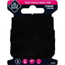 STYLE COUTURE, Extrafort Noir 6Mx15Mm