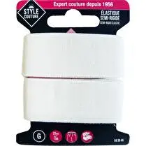 STYLE COUTURE, Elastique Semi Rigide 25Mmx1M