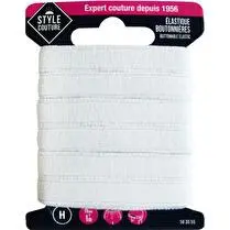 STYLE COUTURE, Elastique Souple Bout Bloc 1Mx18Mm