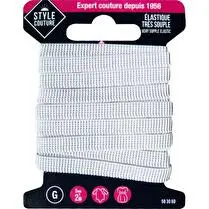 STYLE COUTURE, Elastique Très Souple Layette 5Mmx2M