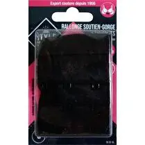 STYLE COUTURE, Rallonge Soutien Gorge 3 Crochets Noir