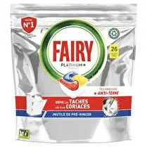 Fairy, Tablette lave vaisselle platinum+ citron x26